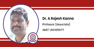 Amet University, Chennai, Tamil Nadu,Professor :  Dr. A Rajesh Kanna Interview